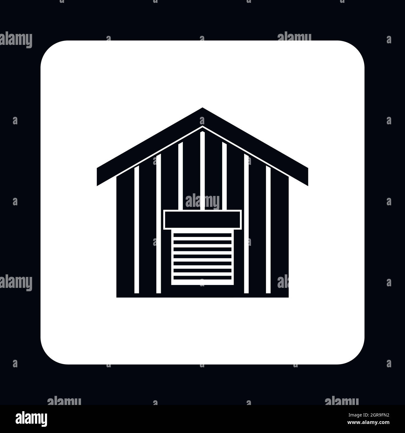 Barn icon in simple style Stock Vector Image & Art - Alamy