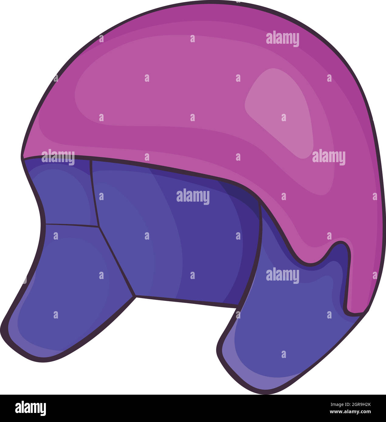 Helmet for snowboarding icon, cartoon style Stock Vector Image & Art