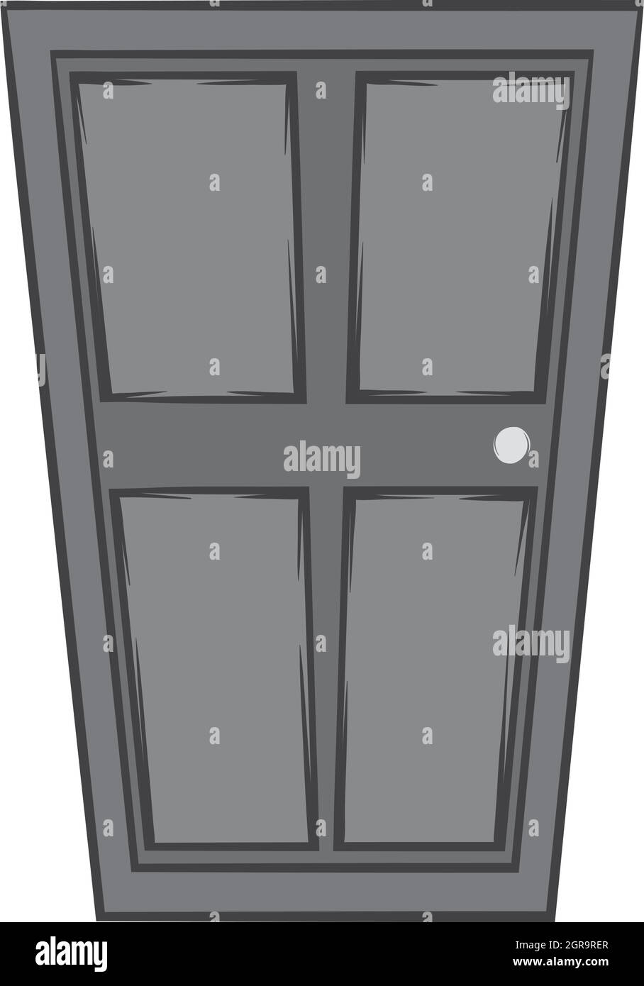 Black front door close Black and White Stock Photos & Images - Alamy
