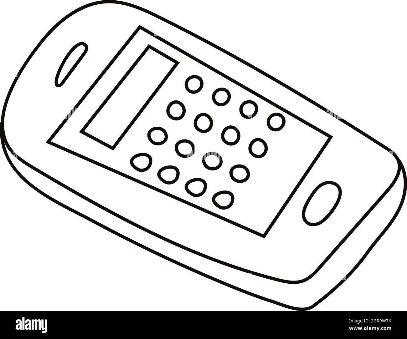Mobile Phone Icon Outline Style High Resolution Stock Photography And Images Alamy