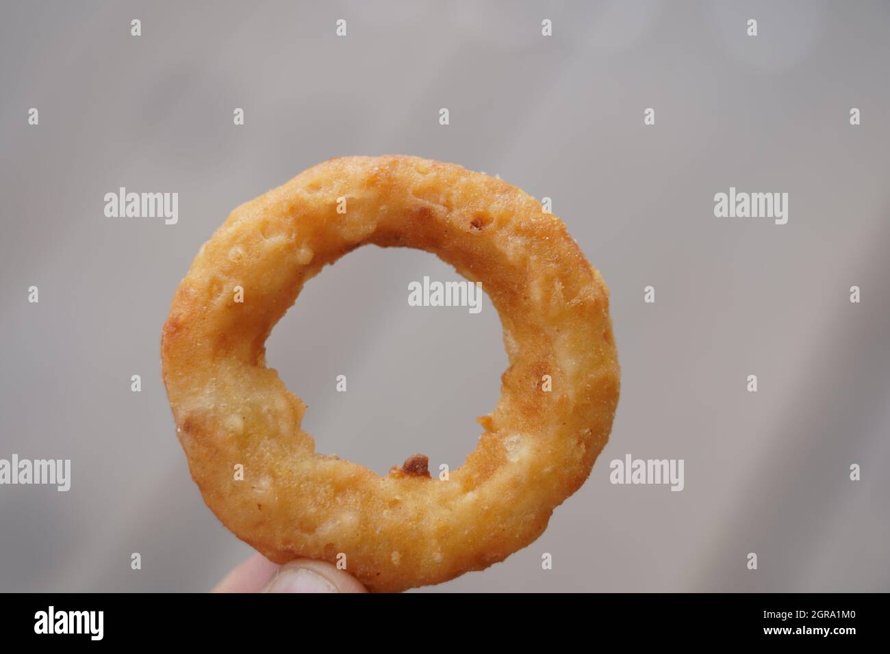 Fried Onion Ring Stock Photo