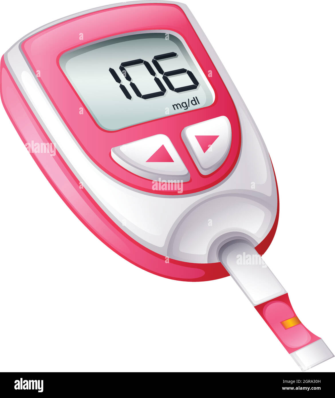 A sugar monitoring device Stock Vector