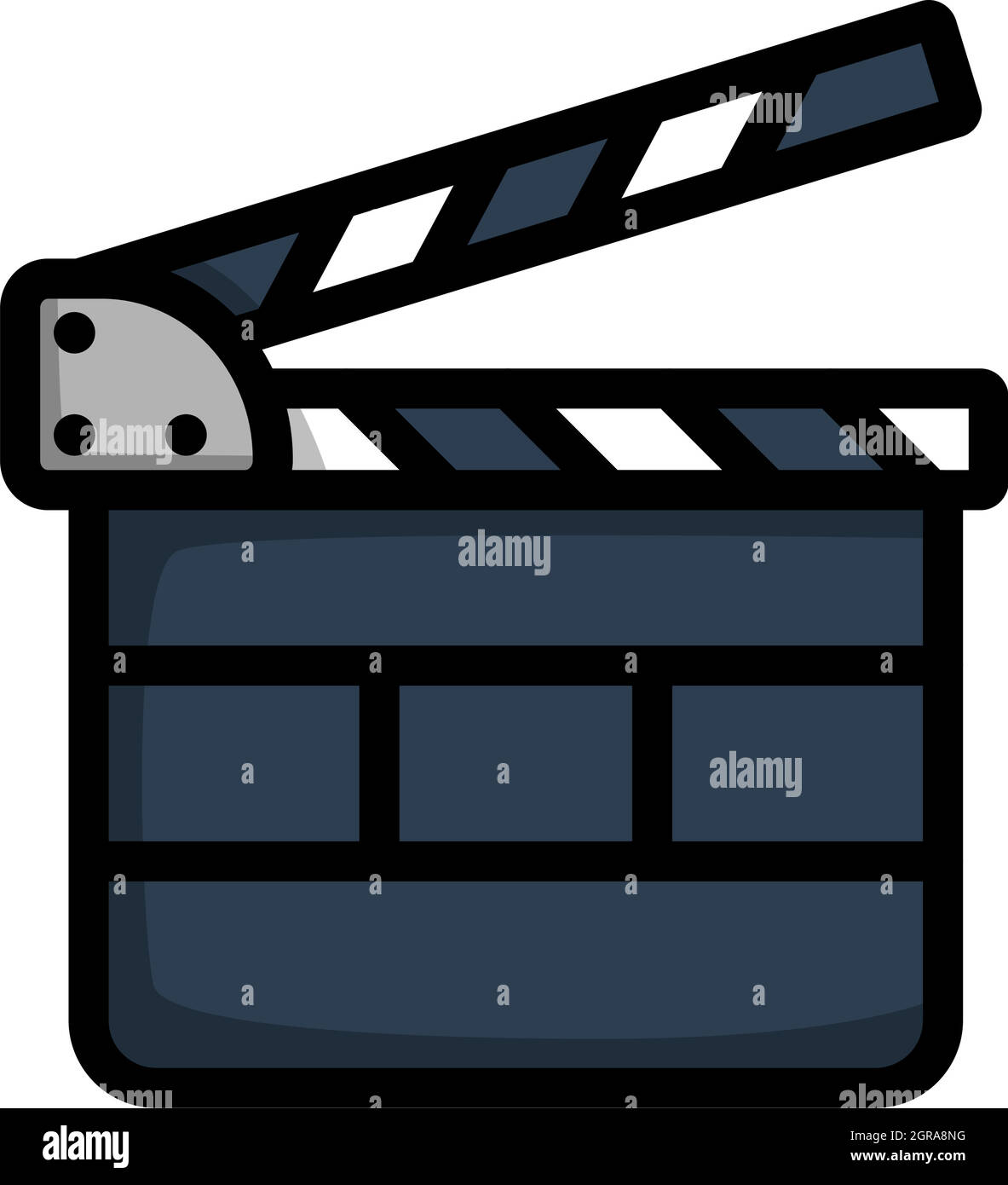 Clapperboard Icon Stock Vector