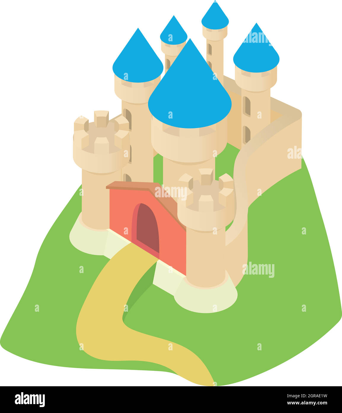 Ancient palace icon, cartoon style Stock Vector Image & Art - Alamy