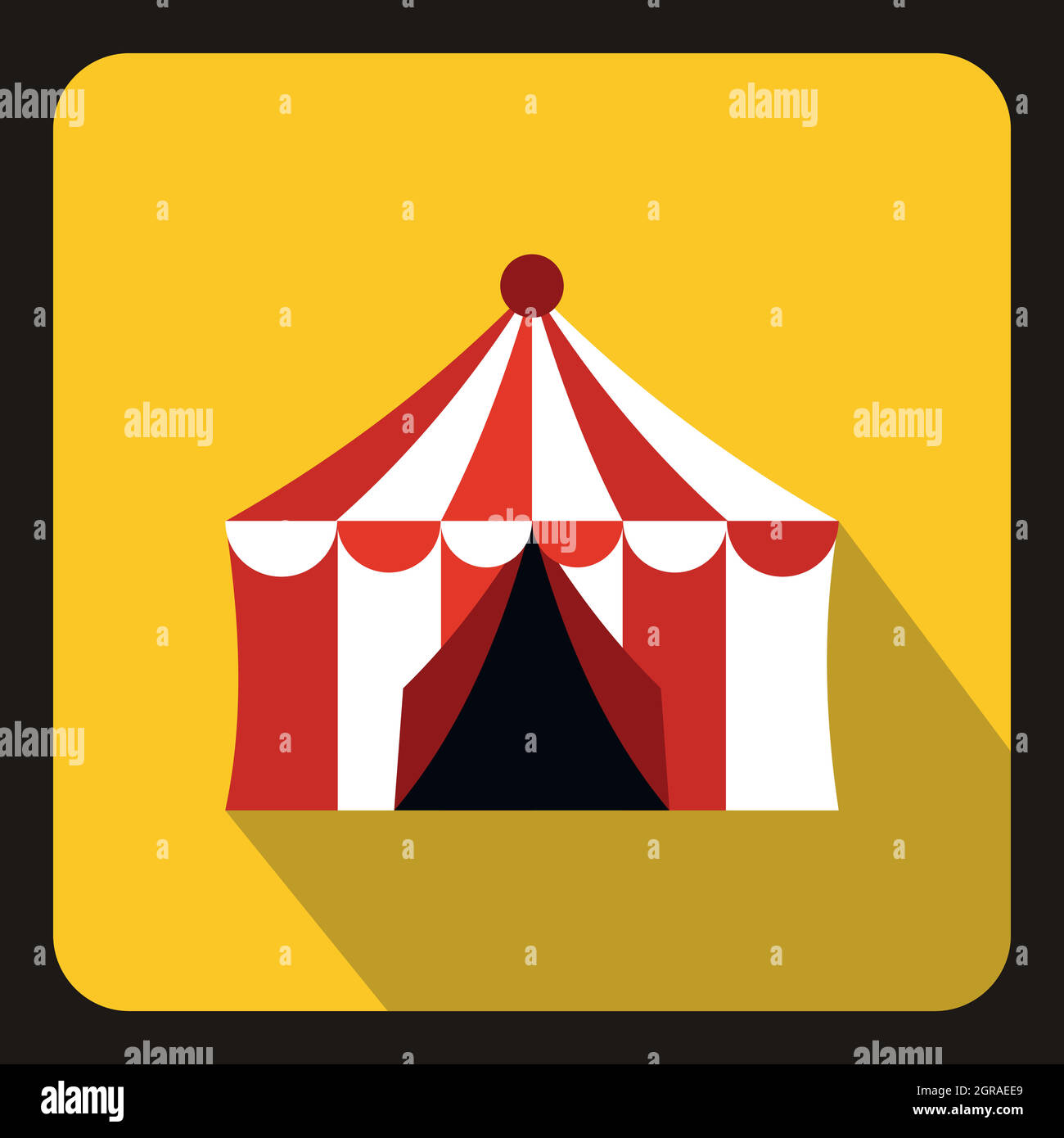 Circus tent icon, flat style Stock Vector Image & Art - Alamy