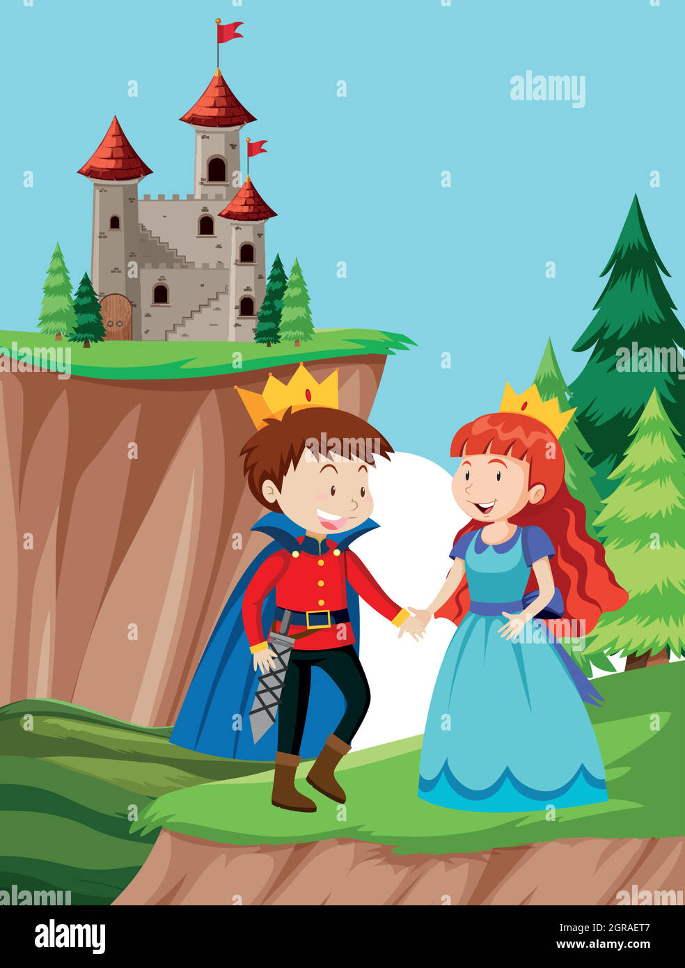 A fairy talke scene Stock Vector Image & Art - Alamy