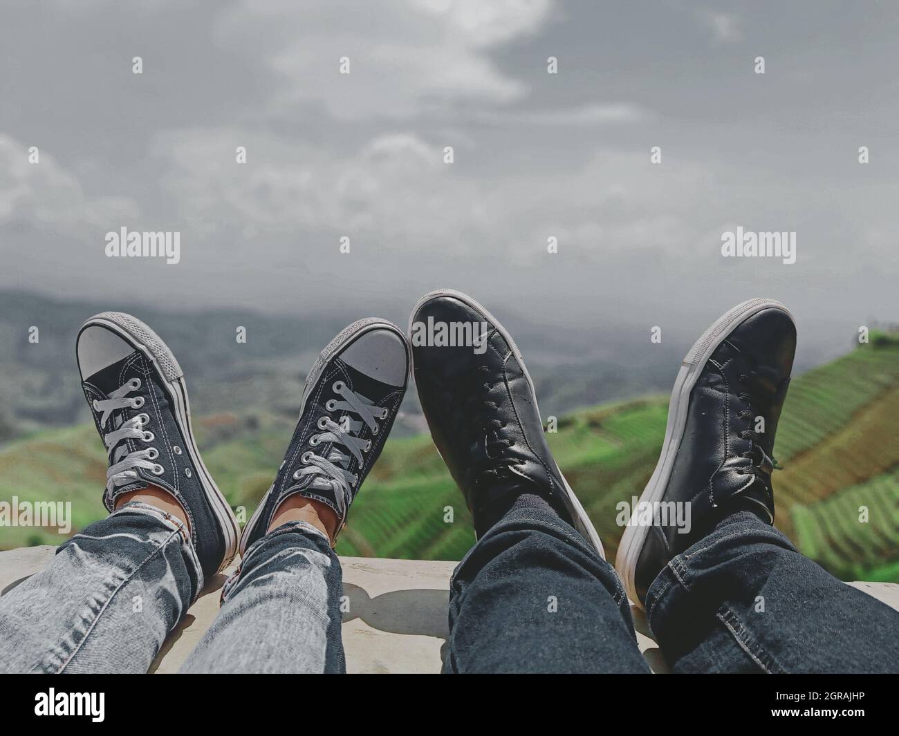 Canvas shoes couple hi-res stock photography and images - Page 2 - Alamy