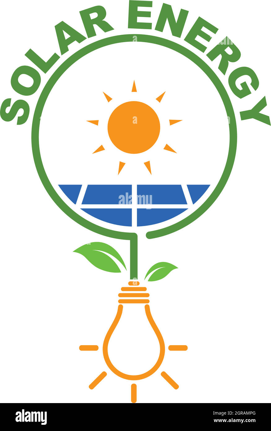 solar panel logo vector icon of natural energy Stock Vector Image & Art ...