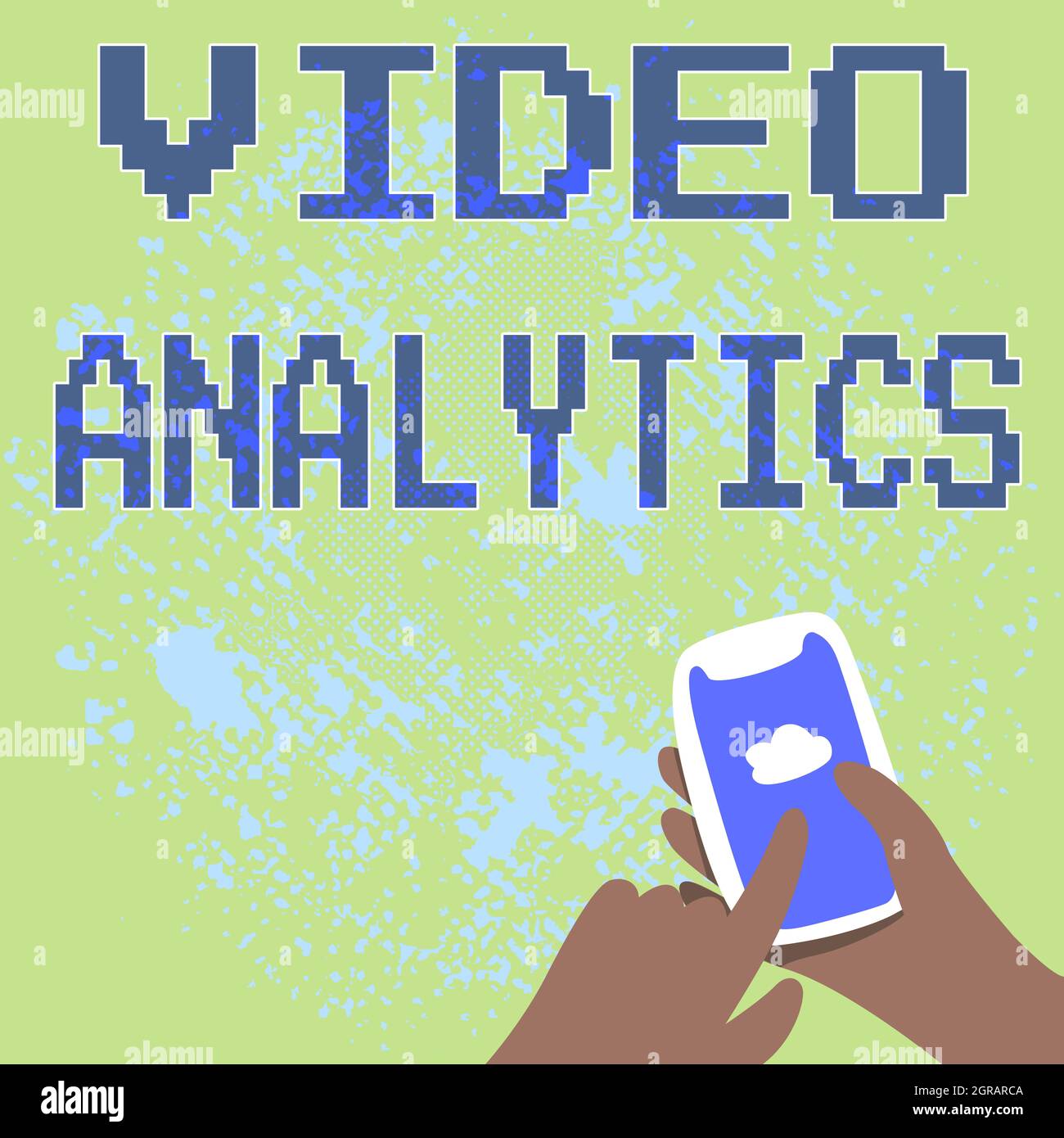 Conceptual display Video Analytics. Concept meaning analyzing video to ...