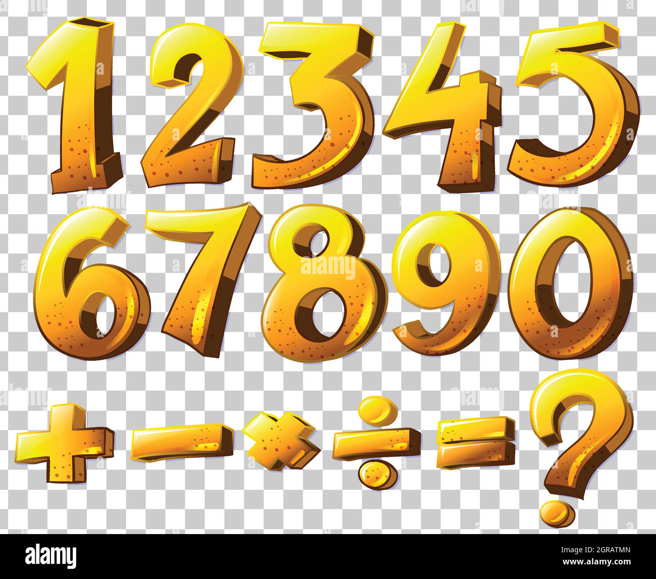 Numbers and symbols Stock Vector Image & Art - Alamy