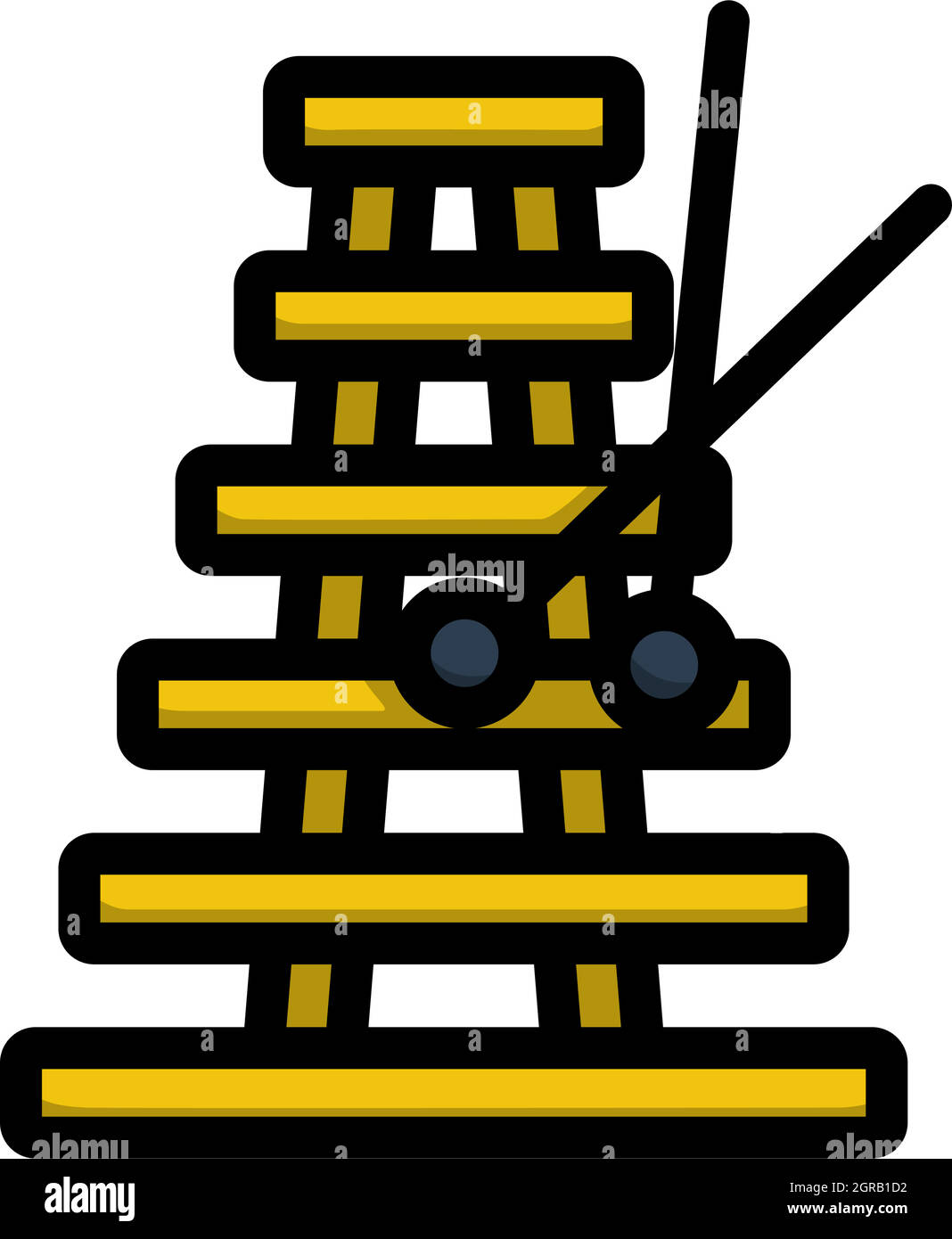 Xylophone Icon Stock Vector