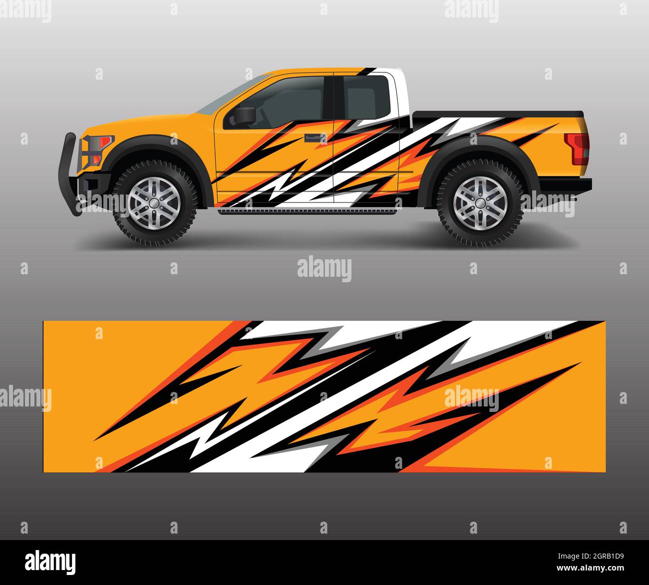 Truck Racing Graphics Racing graphic background vector for Truck, Pickup and vehicle branding ...