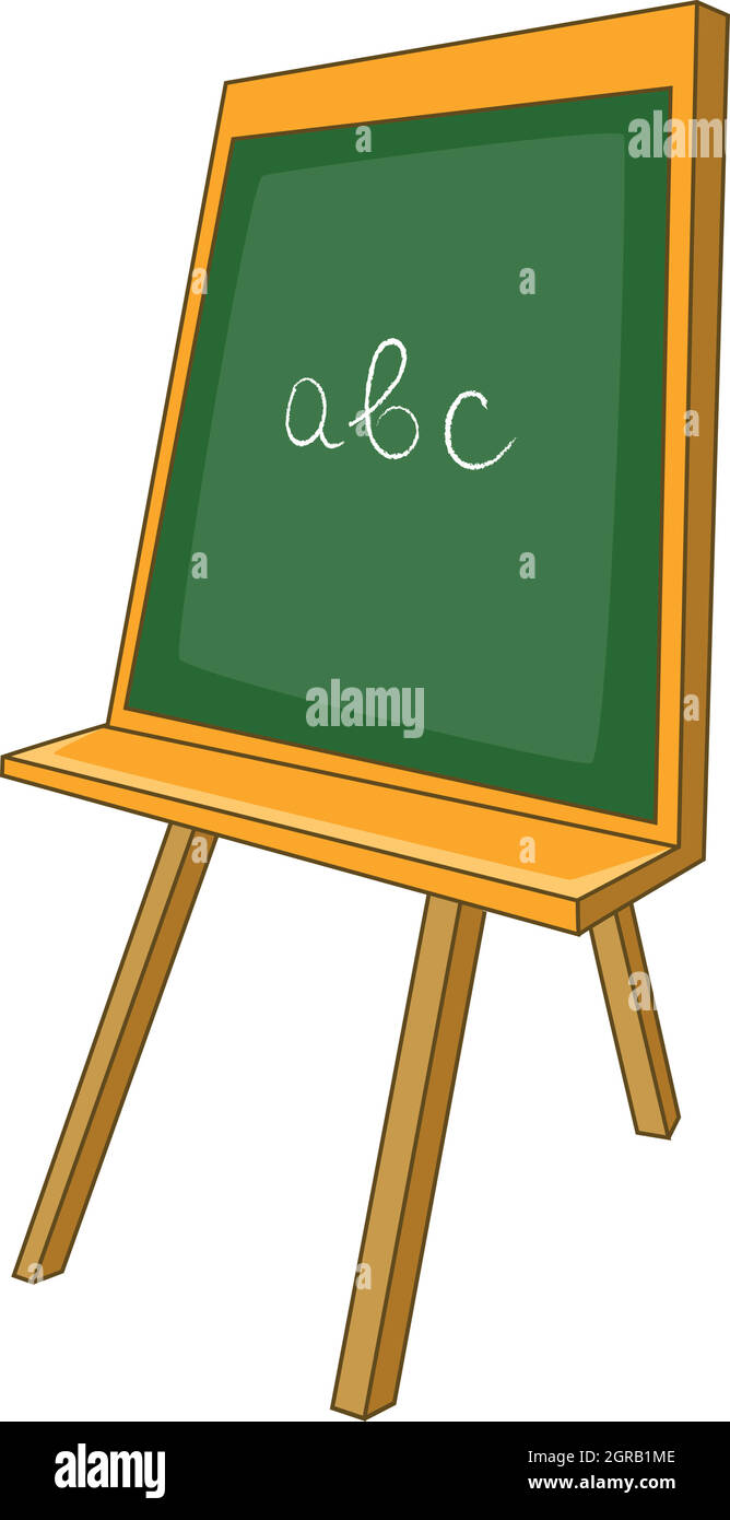 Green chalkboard icon, cartoon style Stock Vector Image & Art - Alamy
