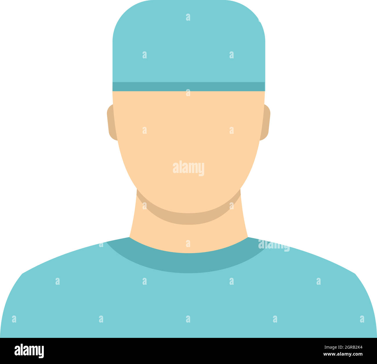 Doctor icon, flat style Stock Vector Image & Art - Alamy