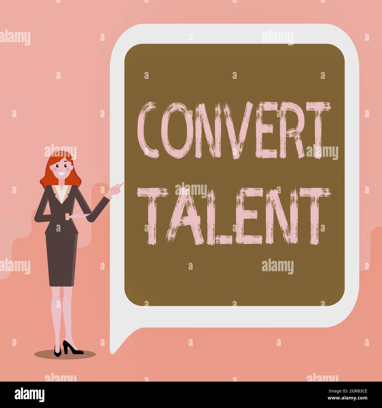 Conceptual caption Convert Talent. Business approach to bring over from one special natural