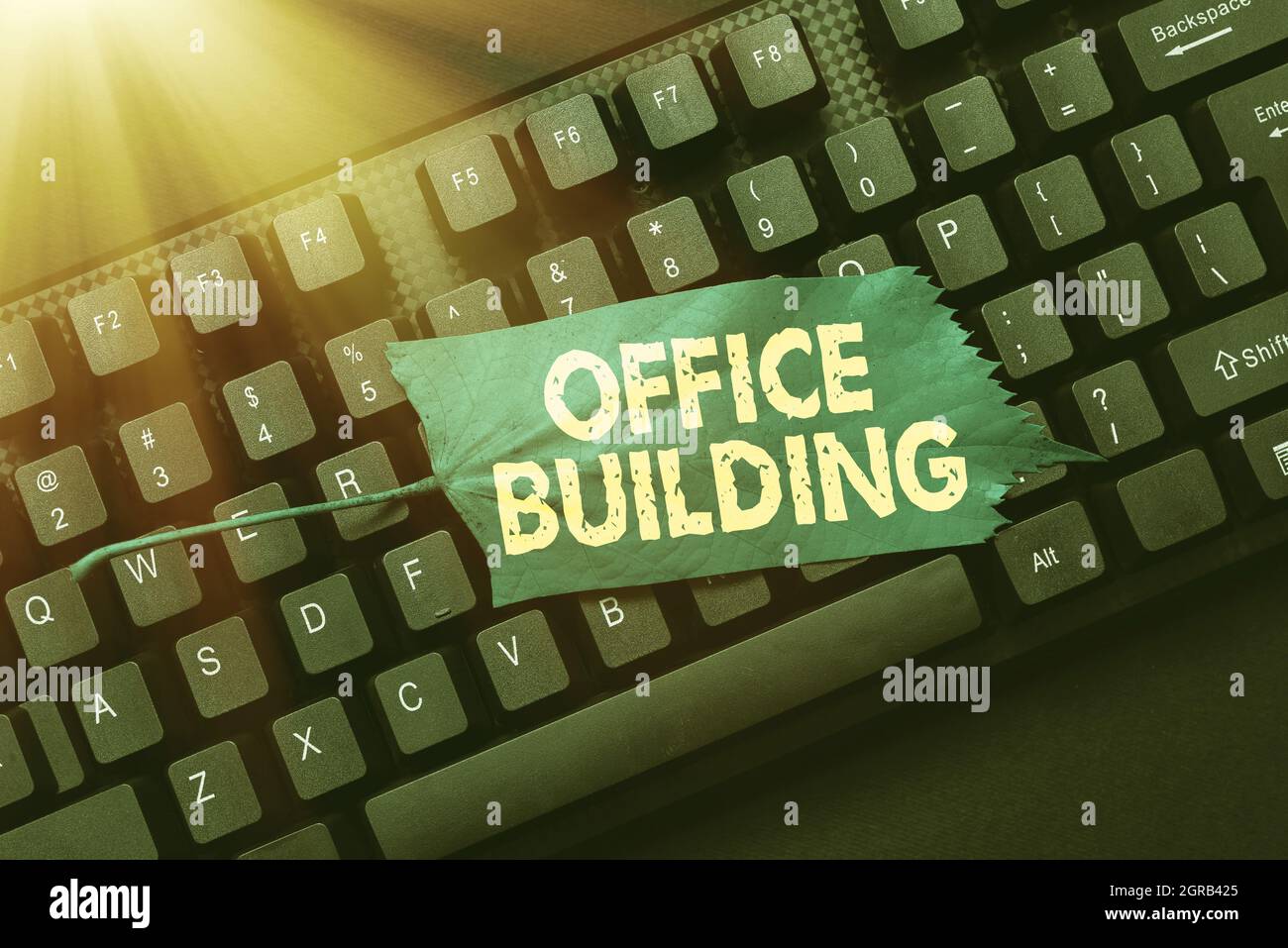 Conceptual caption Office Building. Business overview Commercial