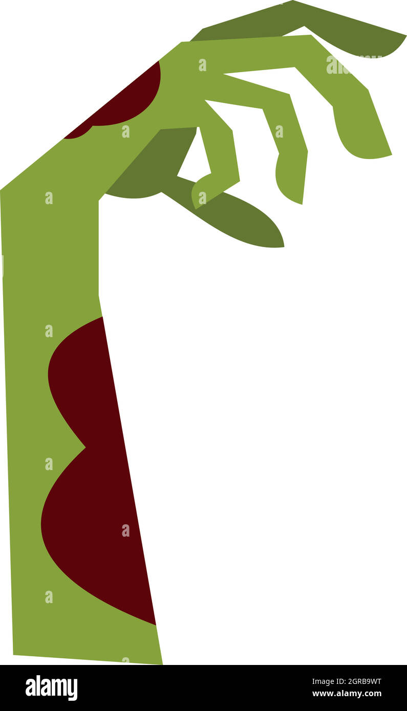 Isolated zombie finger icon hi-res stock photography and images - Alamy