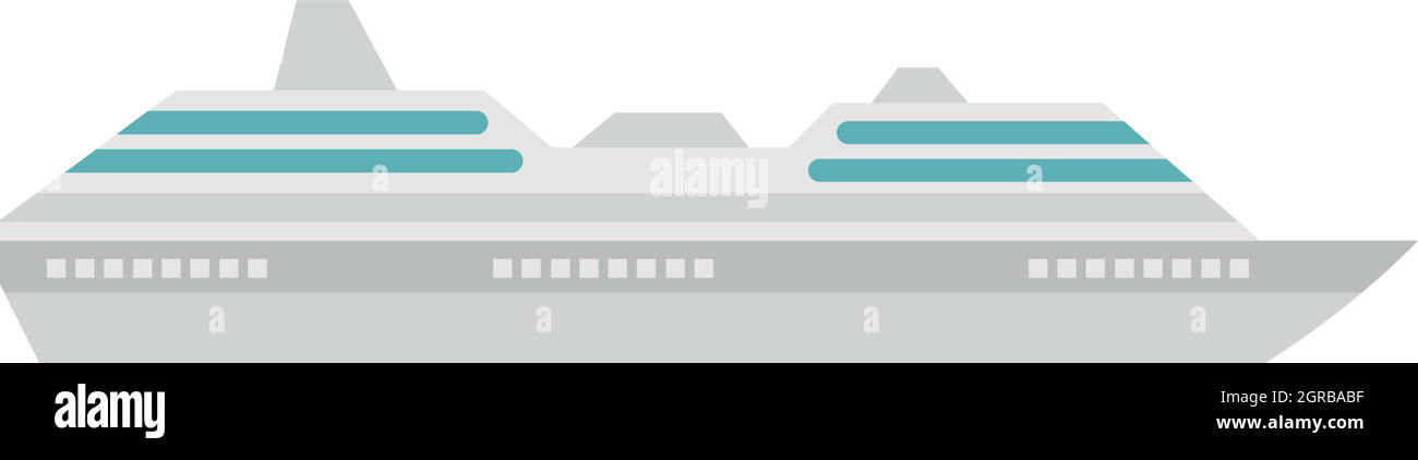 Yacht icon, flat style Stock Vector Image & Art - Alamy