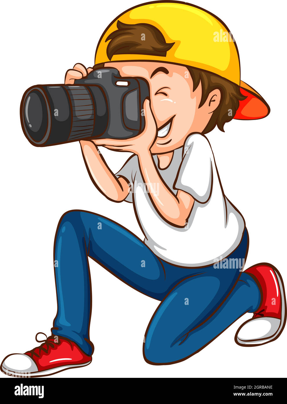 A simple sketch of a photographer Stock Vector Image & Art Alamy