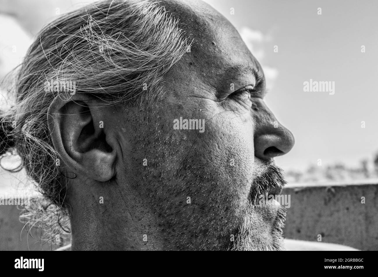 Black and white beard hi-res stock photography and images - Alamy