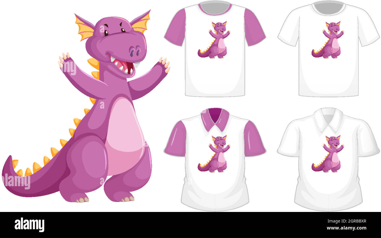 Free Vector  A white shirt with pink sleeves on white background