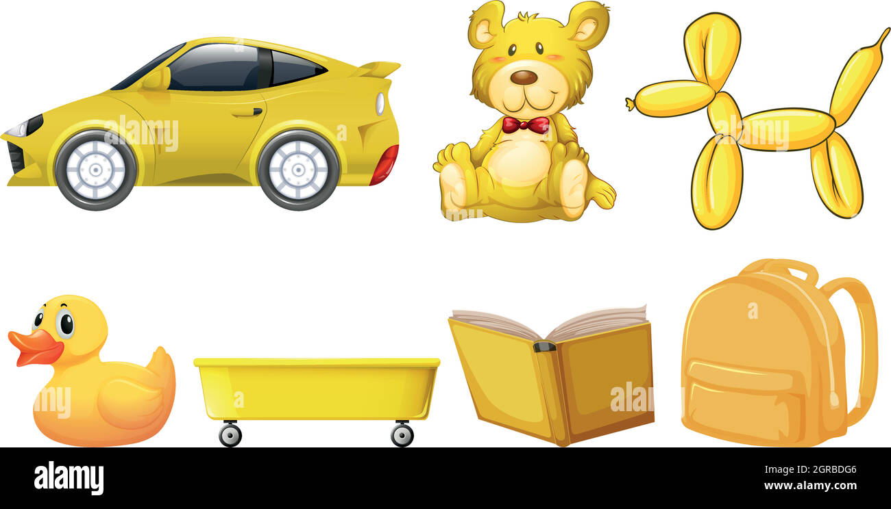 Yellow objects hi-res stock photography and images - Alamy