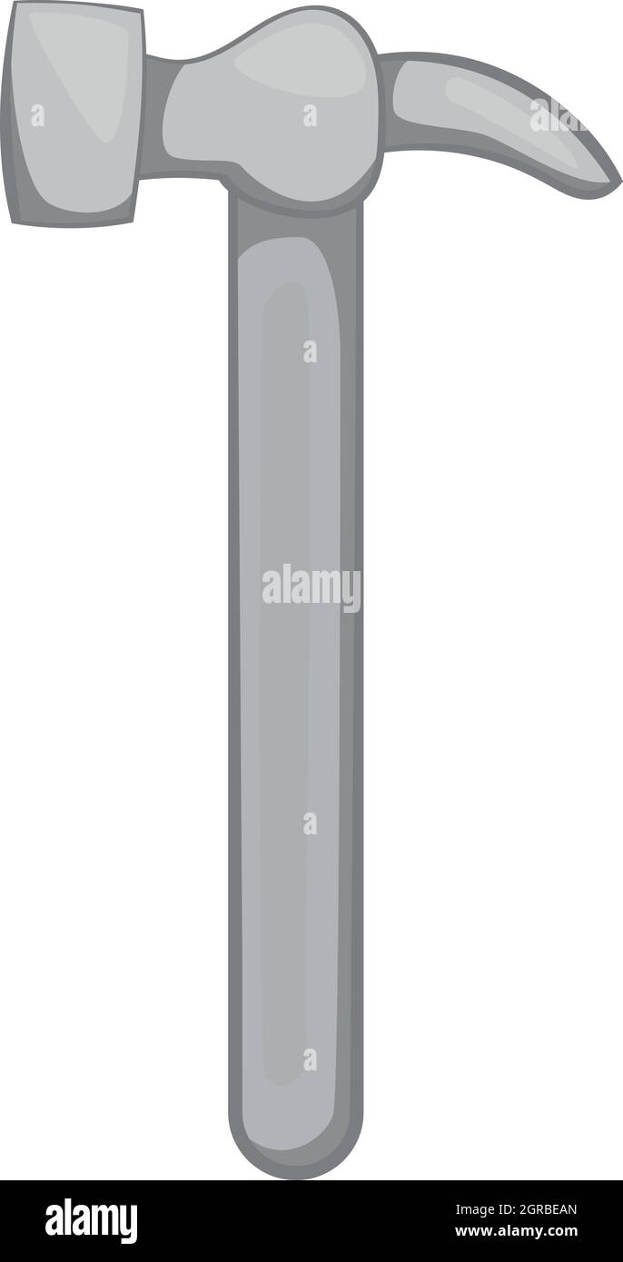 Black white hammer tool Stock Vector Images - Alamy