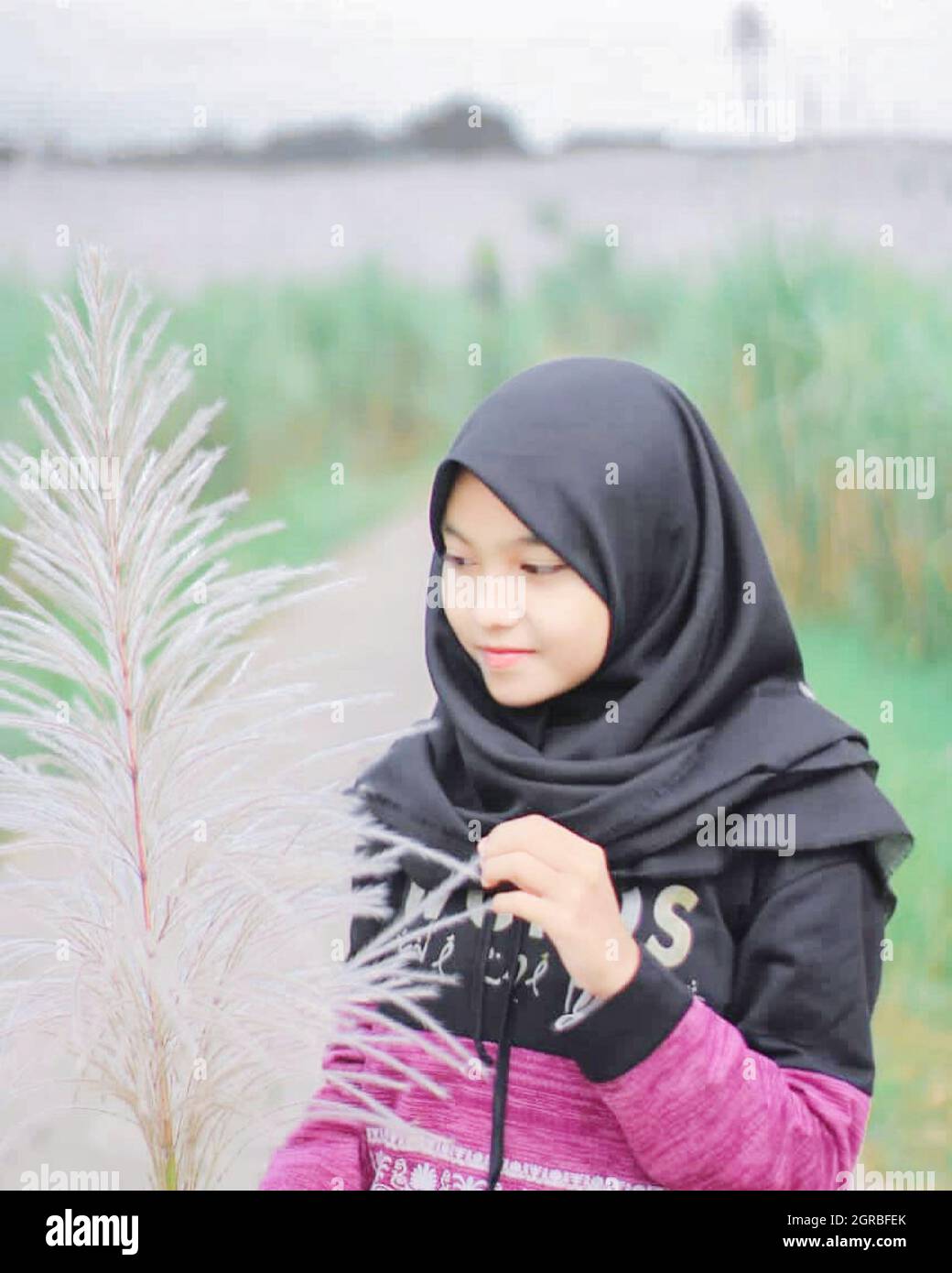 Beautiful Hijab Girl Of Indonesia Part 19 Stock Photo - Alamy