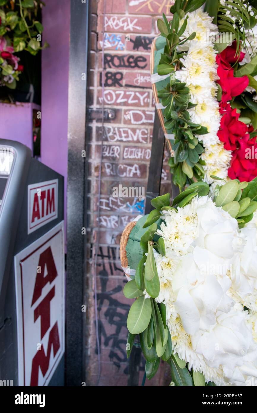 The Los Angeles Flower Market is a great place to go to buy flowers in Southern California Stock