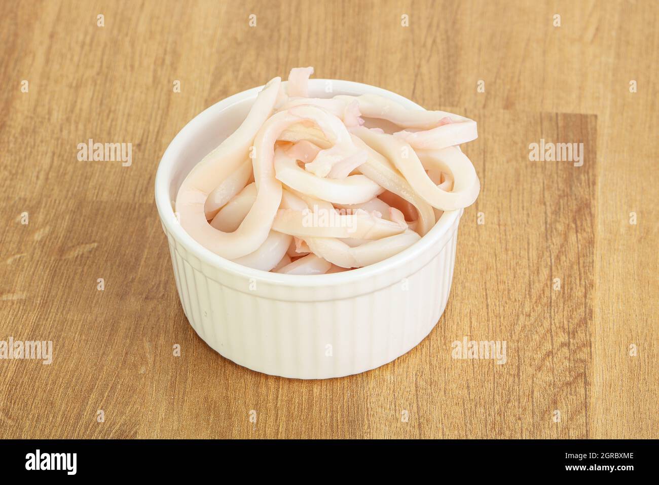 Marinated squid strips snack in the bowl Stock Photo Alamy
