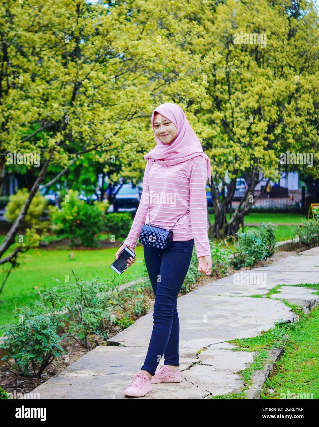 Beautiful Hijab Girl Of Indonesia Part 11 Stock Photo - Alamy
