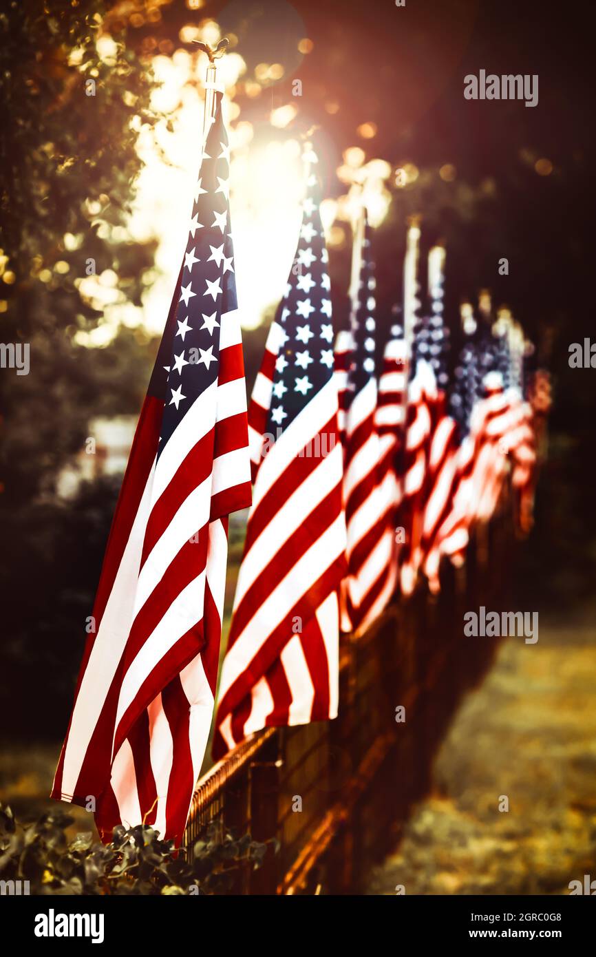 What do the colors of the american flag mean hires stock photography