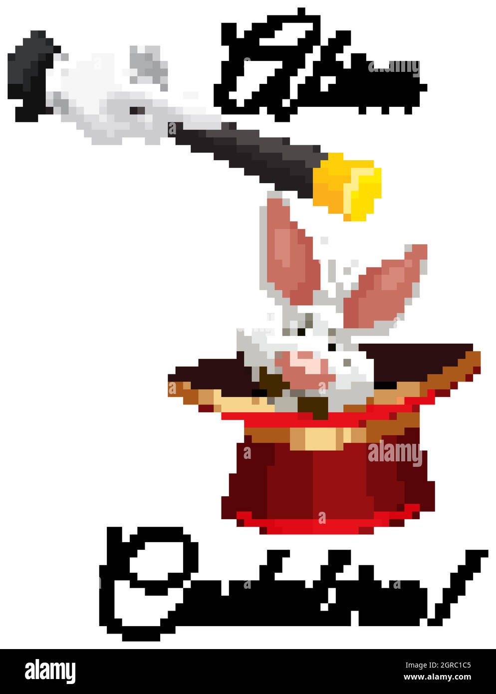 Magician hat cute rabbit Cut Out Stock Images Pictures Alamy