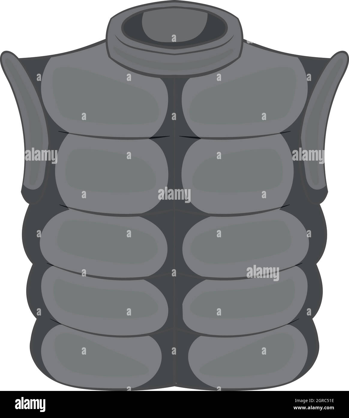 Mens vest sleeveless icon, black monochrome style Stock Vector Image ...