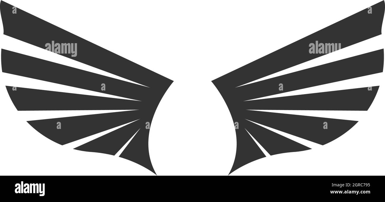 Wing logo icon symbol design template vector Stock Vector Image & Art ...