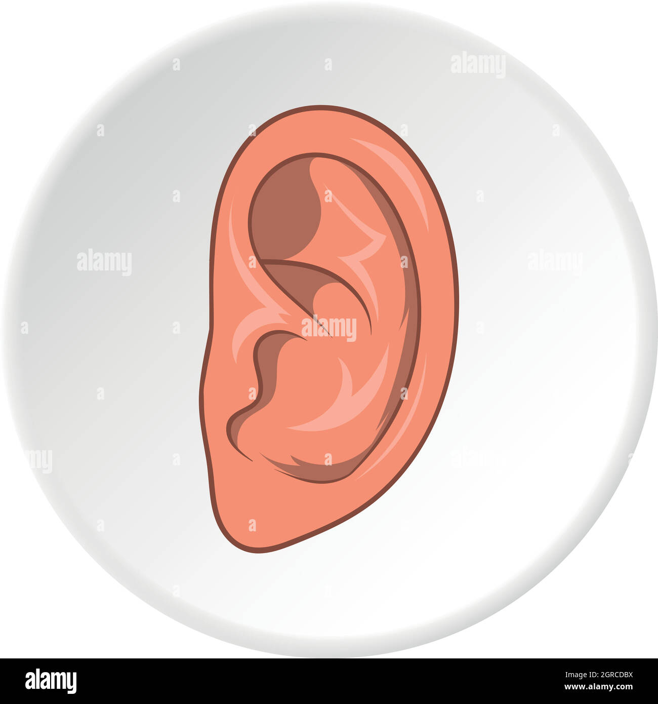 Ear icon, cartoon style Stock Vector Image & Art - Alamy