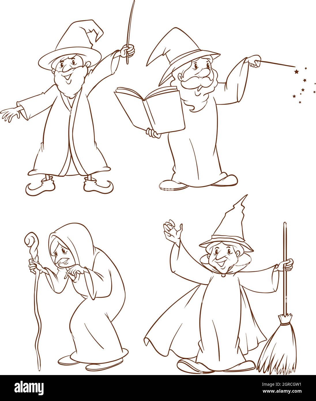 Картинка четыре волшебника волшебника