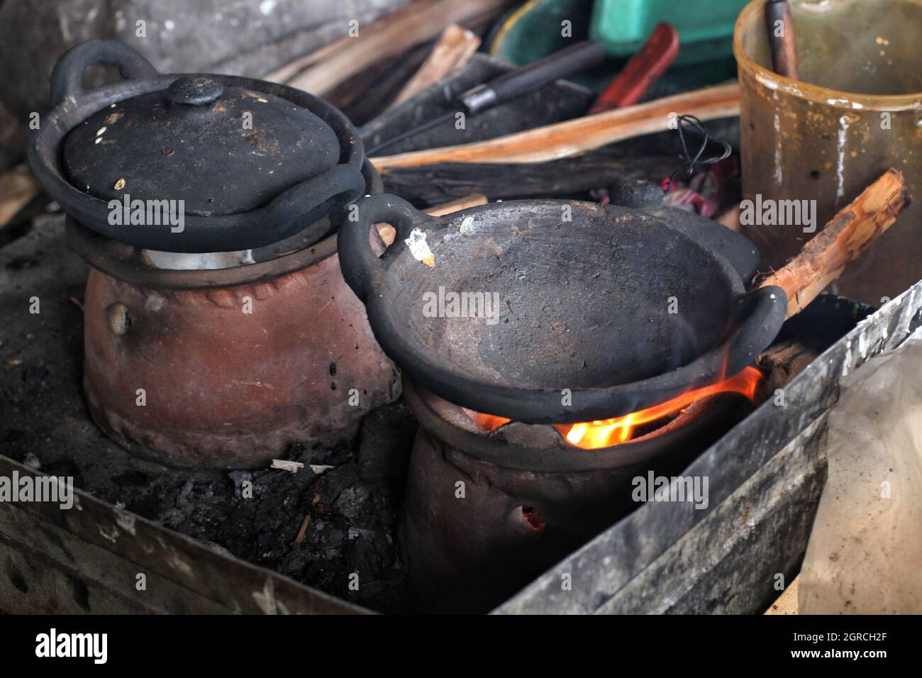 A Tool For Making Traditional Food. Stock Photo