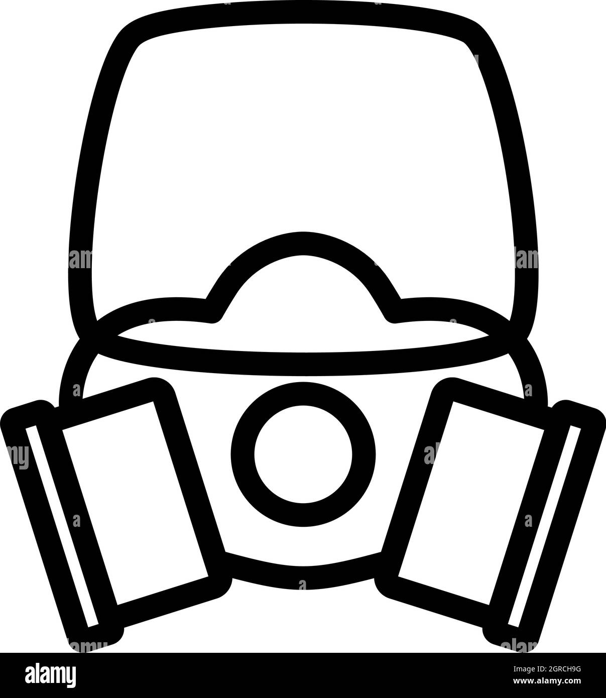Icon Of Chemistry Gas Mask Stock Vector Image & Art Alamy