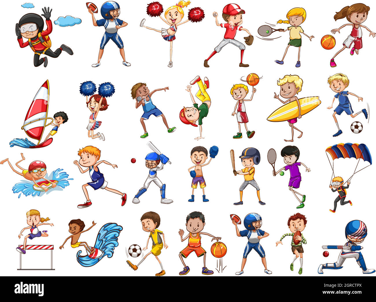 Practicing basketball Stock Vector Images - Alamy