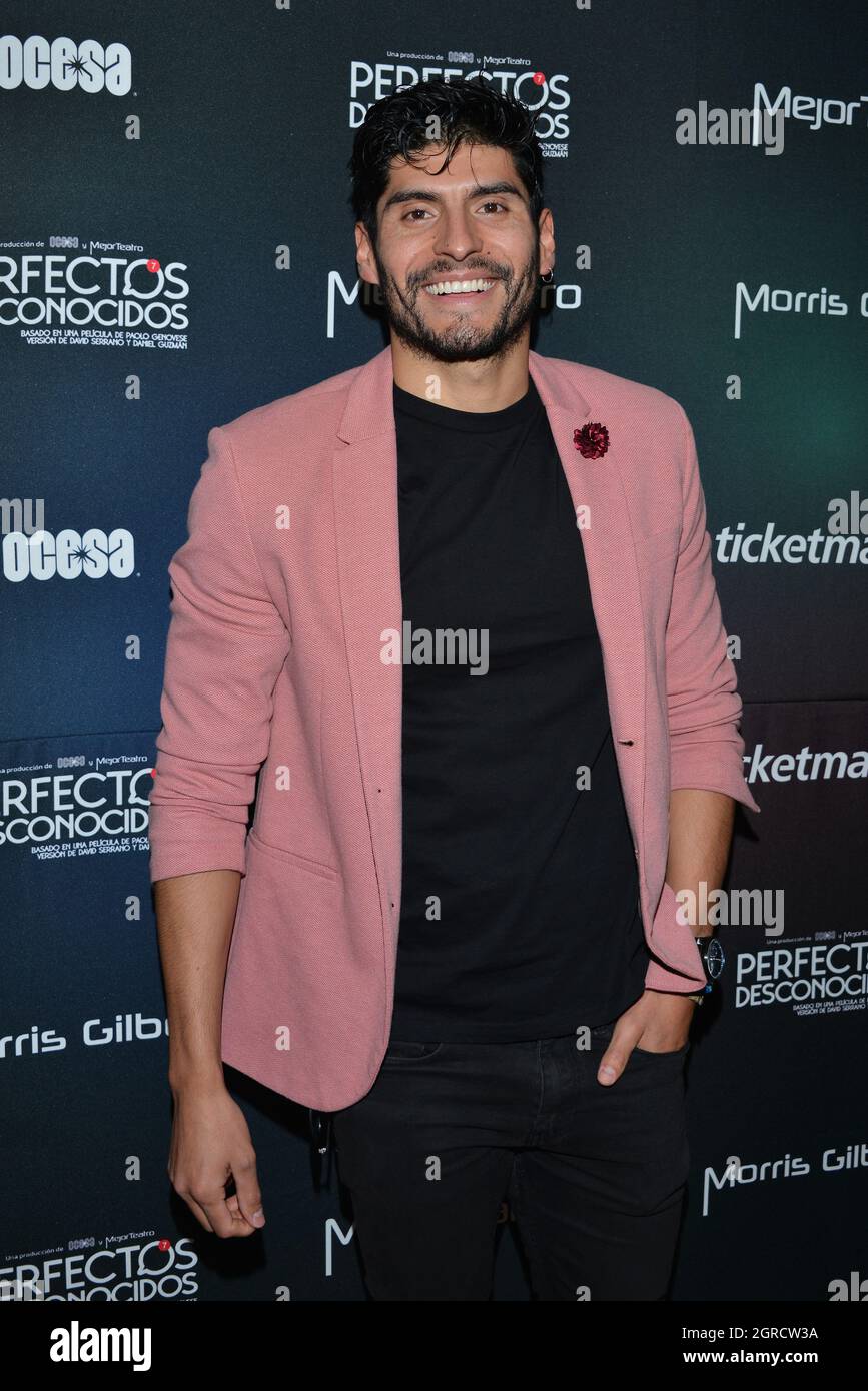 Non Exclusive: MEXICO CITY, MEXICO - SEPTEMBER 30, 2021: Actor
