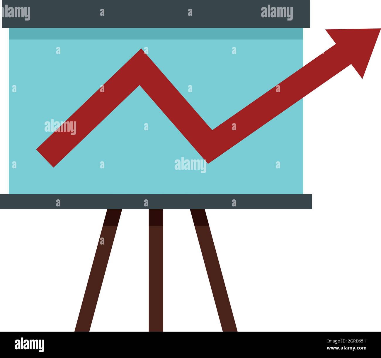 Business growing chart presentation icon Stock Vector Image & Art - Alamy 