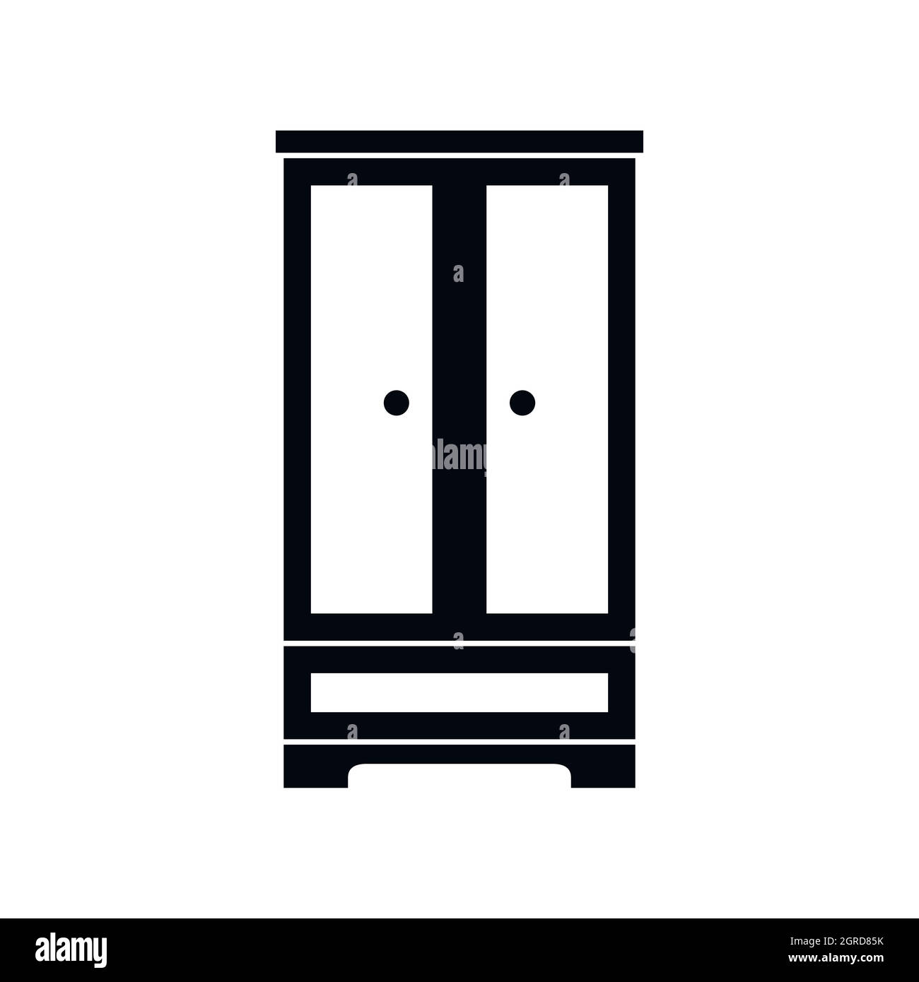Wardrobe icon, simple style Stock Vector Image & Art - Alamy