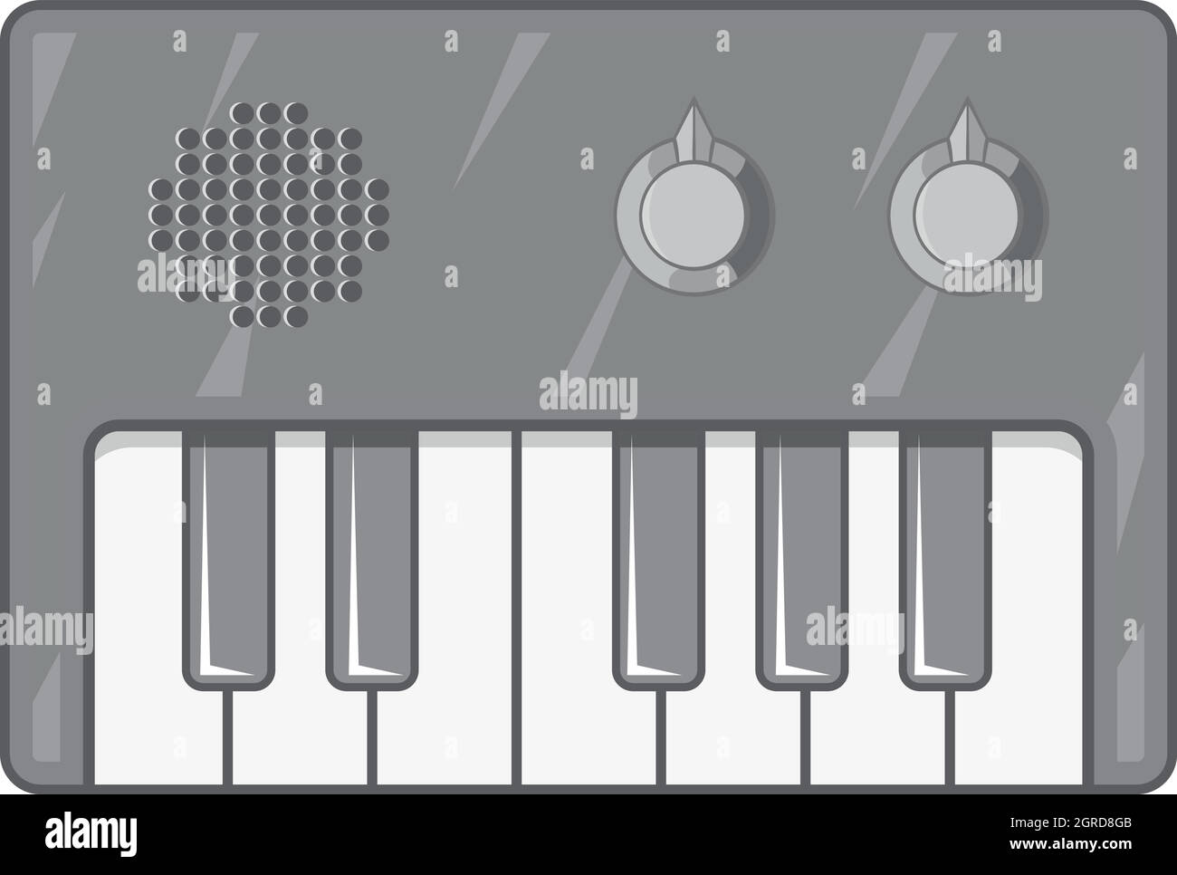 Synth icon, black monochrome style Stock Vector Image & Art Alamy