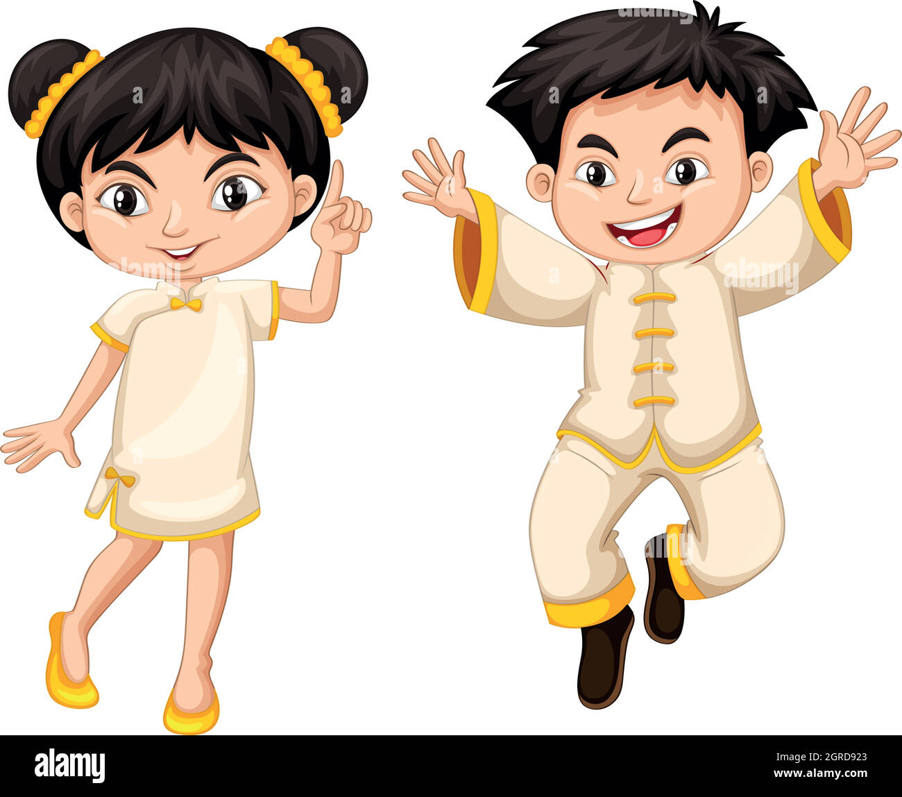 chinese boy clipart