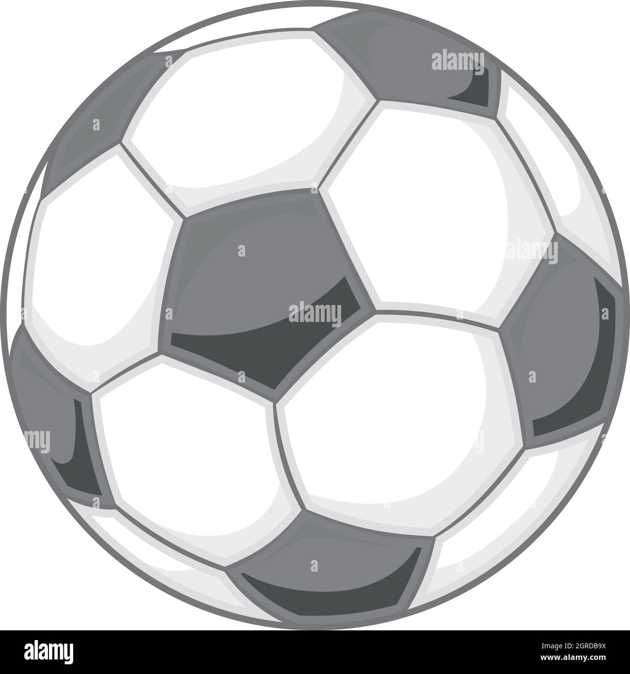 Soccer ball icon, black monochrome style Stock Vector Image & Art Alamy