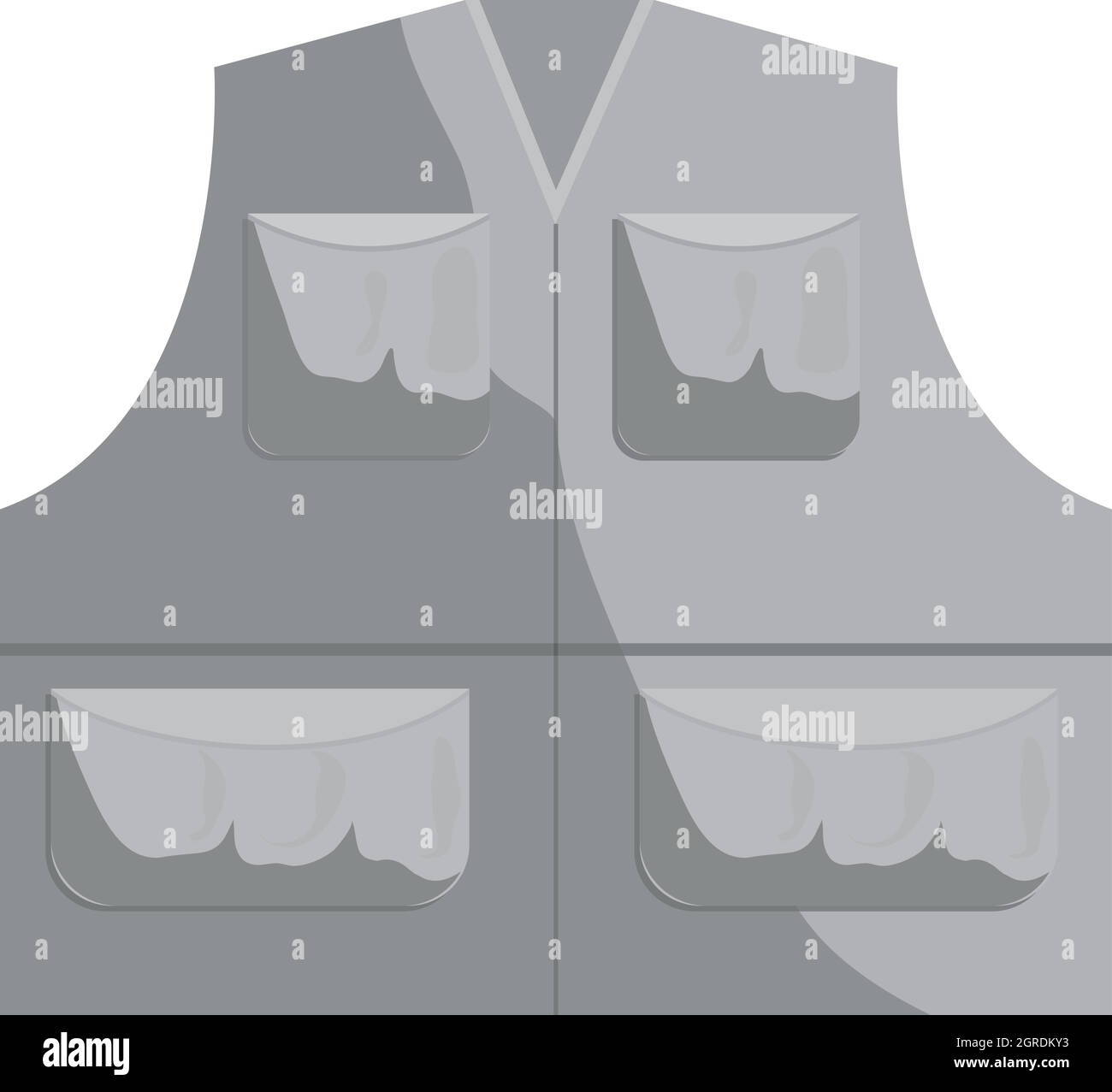 Hunter vest icon, black monochrome style Stock Vector Image & Art - Alamy