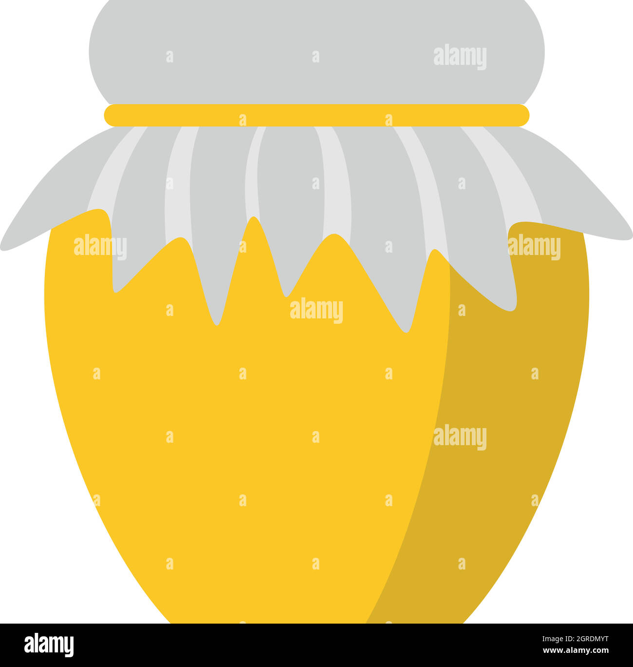 Jar of fresh honey icon, flat style Stock Vector Image & Art - Alamy
