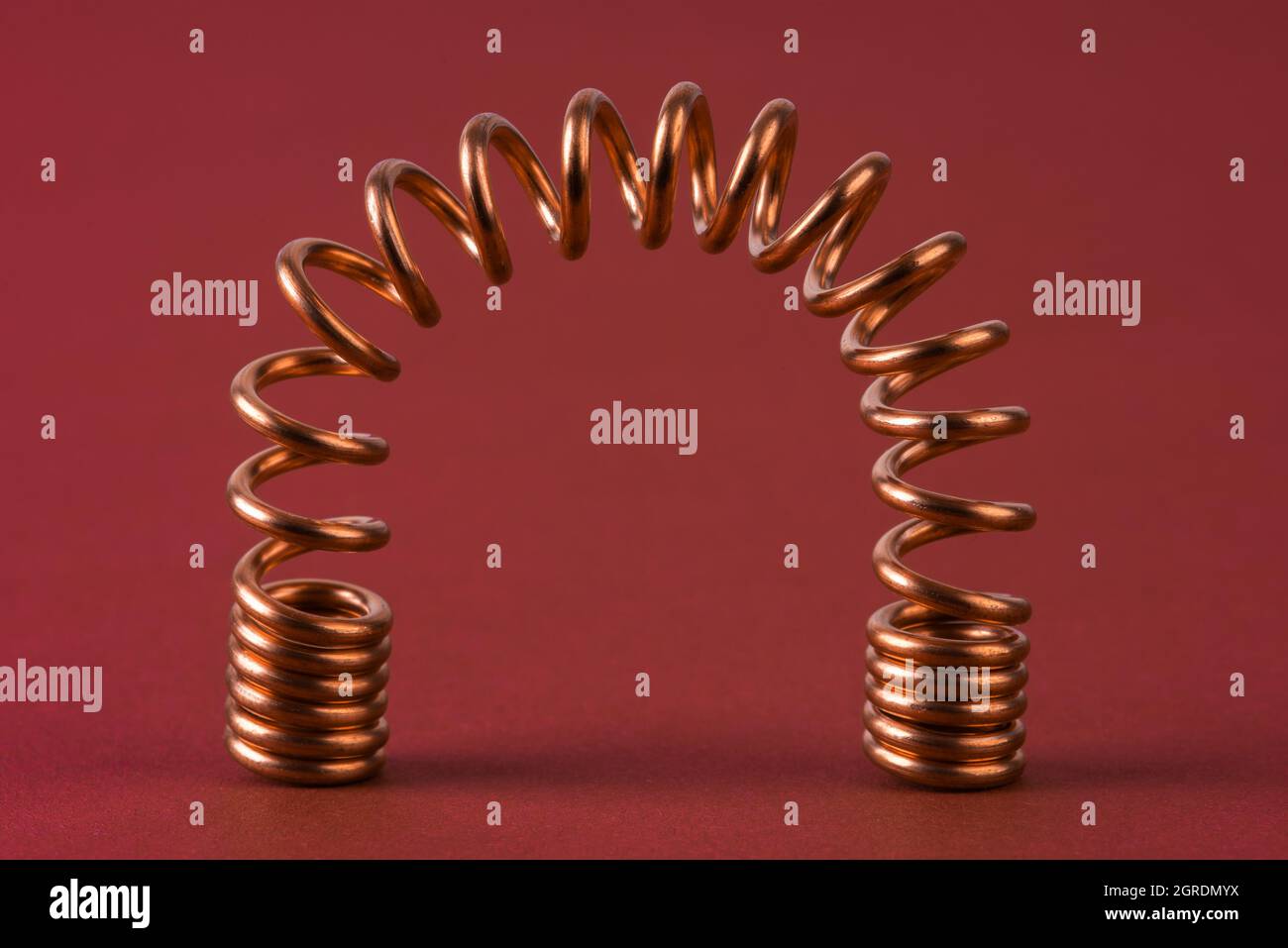 Copper Wire, Raw Materials Production and Manufacturing Stock Photo Alamy