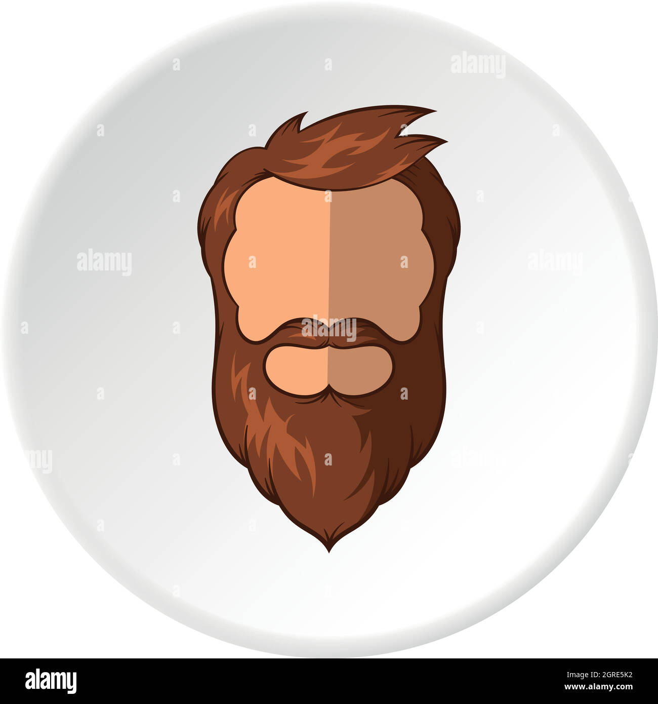 Cartoon man with beard hi-res stock photography and images - Alamy